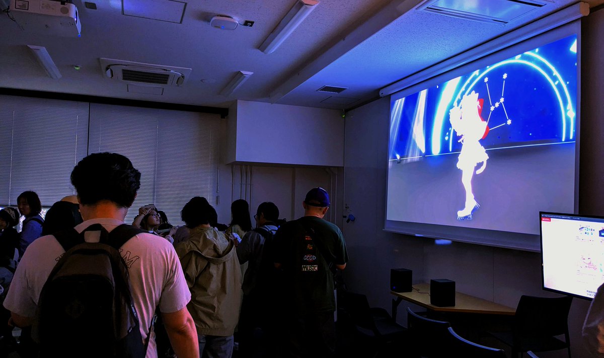utv_manyu's tweet photo. ただいまをもちまして、
「メタバース放送局」は無事終了いたしました。 
たくさんの方にご来場いただき感謝申し上げます。

この企画を通じて、多くの方がVRCの世界を知り、その魅力に納得いただけたことを願います。 そして何よ���、ご協力いただいたVRChatterの皆様、本当にありがとうございました！ https://t.co/FtBoKGx1Id