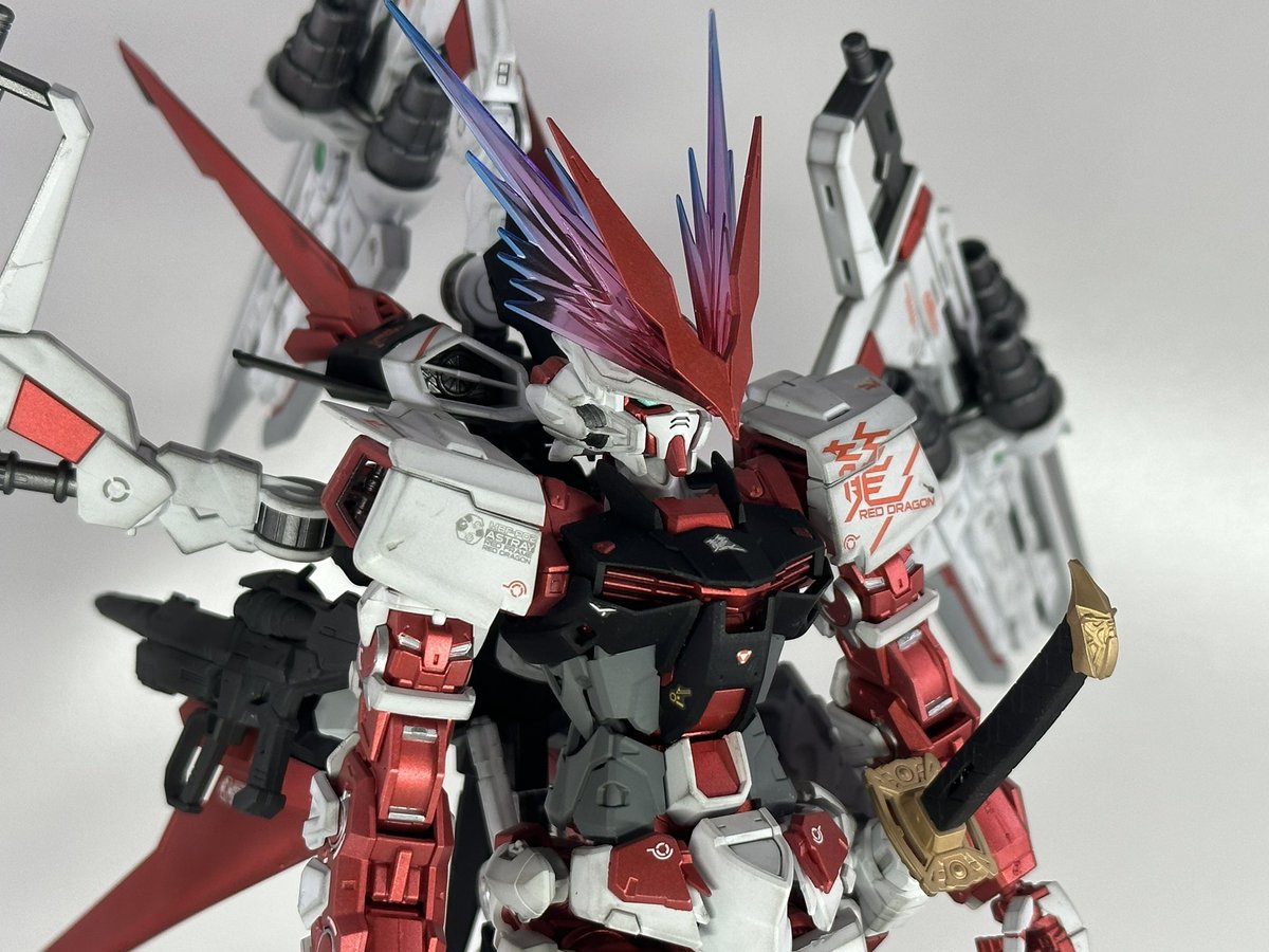 Zeno150323's tweet photo. MGガンダムアストレイ レッドドラゴン！
去年ゲームで一目惚れしてからずっと組みたかった！
#ガンプラ #ガンプラ好きと繋がりたい https://t.co/qyEq7dJoGO