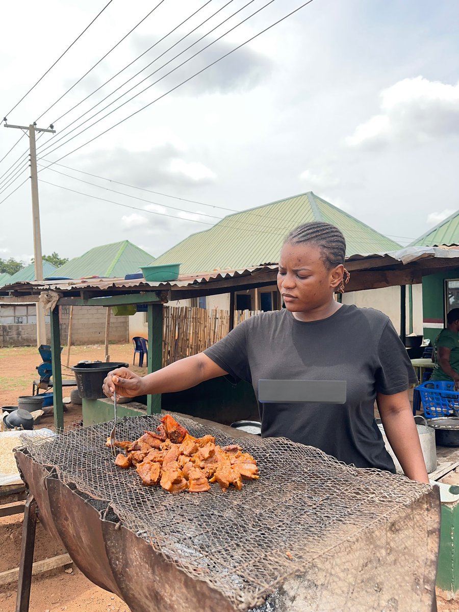 Abazz open photocopy shop, Ruth don Dey sell Suya. 

What’s going on??😂