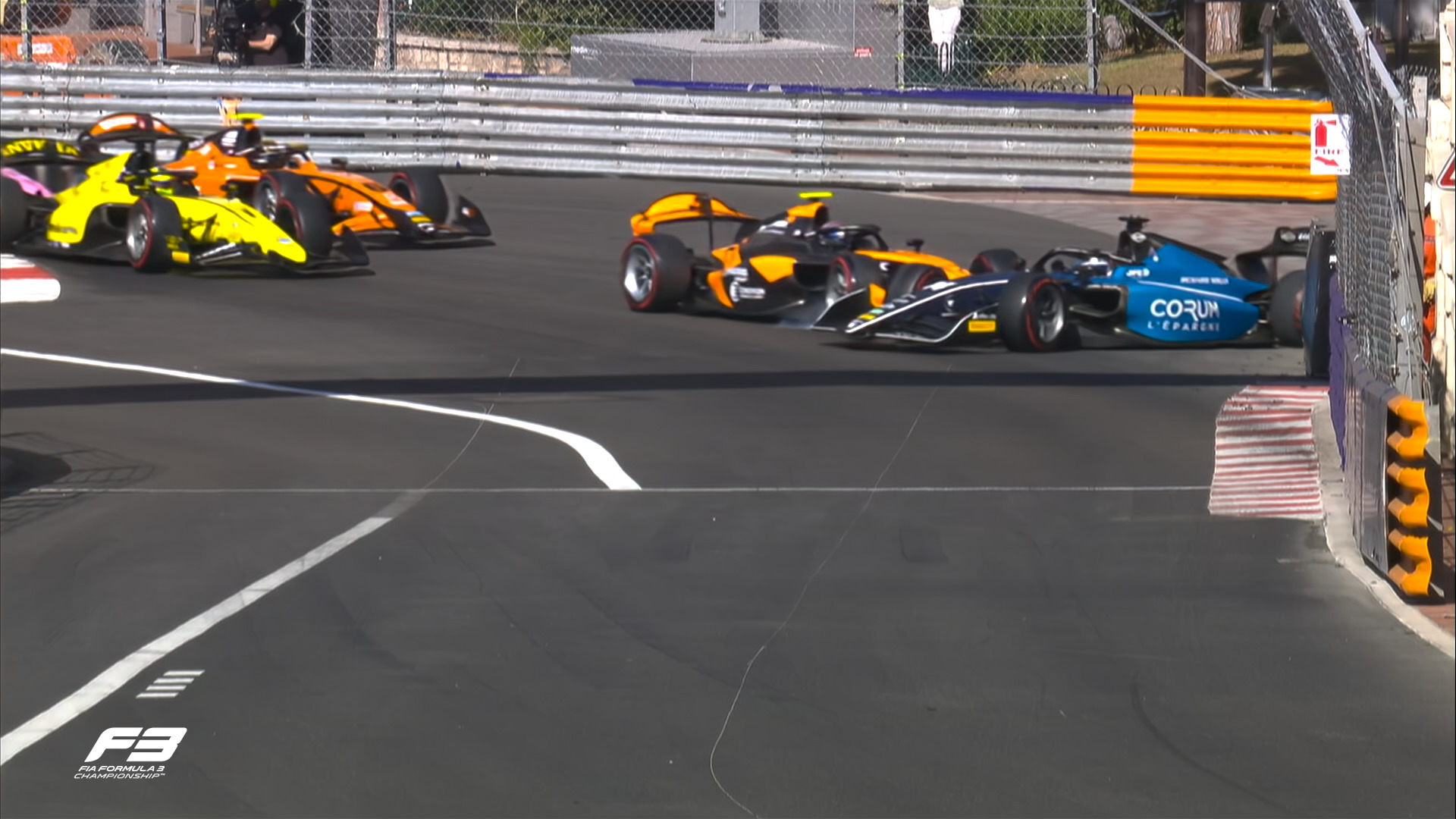 Monaco Formula 2 start mayhem, seven DNFs. Only egos injured!