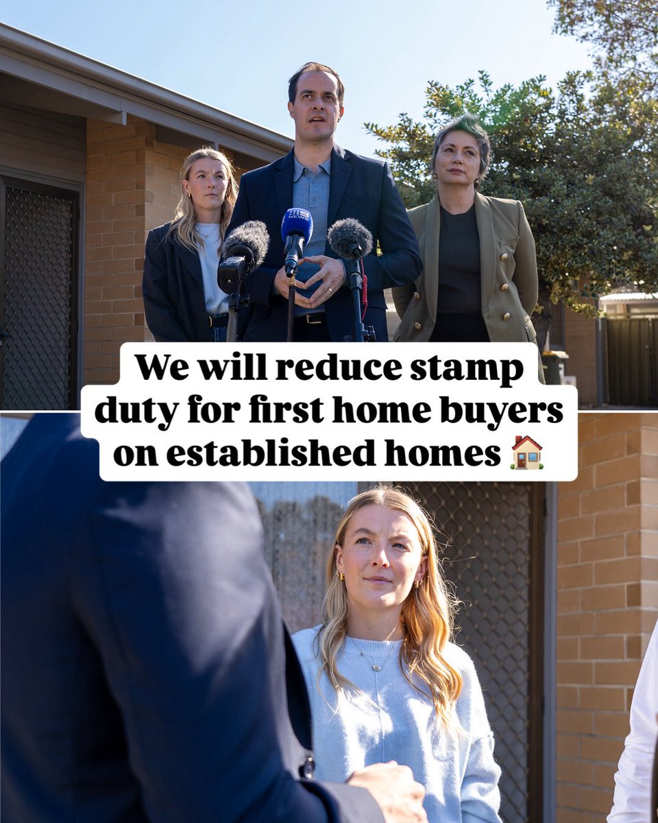 Meet Leah 👇

She’s ready to buy her first home - a modest, existing home, close to her family, friends and community.

However, there’s a big hurdle: stamp duty.

Right now, the State Labor Government offers no waiver for stamp duty for first home buyers for existing homes.