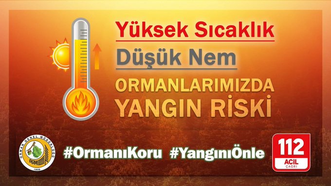Orman Yangınlarına Karşı Uyanık Olalım