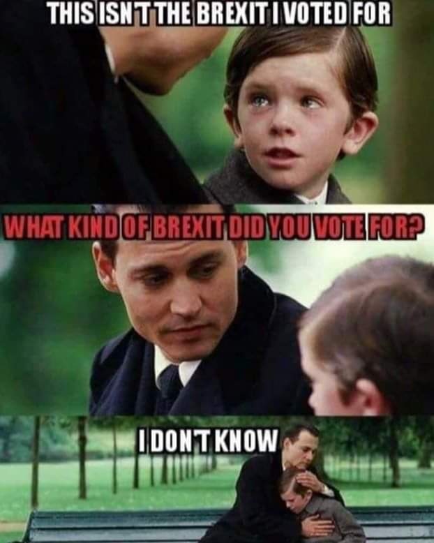 Ok the few remaining Brexiters today and every day