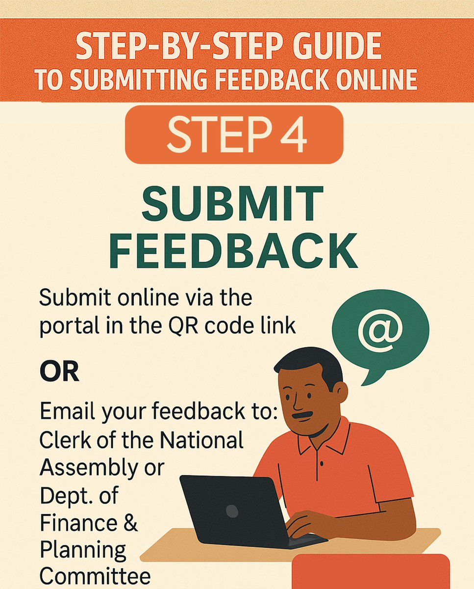 There's still time to get your feedback until 27th. 
Use a Qr code to submit online or you can go to the clerk of national assembly 
#NoNewTaxes
Dandora Stadium Harambee Stars Victor Wanyama Lukaku Farah Maalim