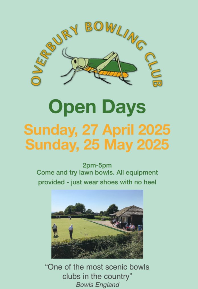 TODAY is our #BowlsBigWeekend Open Day. Come and see us and soon you’ll be hooked like we are! Our coaches will be around from 2pm to 5pm to get you started