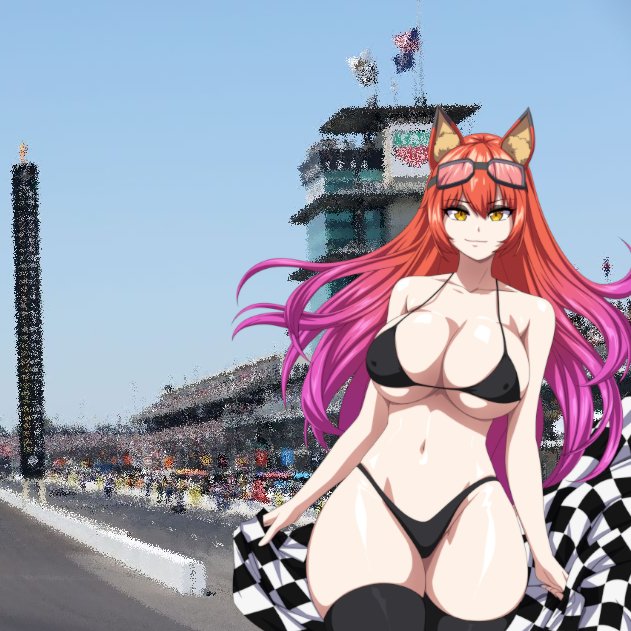 HAPPY RACE DAY CREW!~ 

Make sure not to drive distracted, and if you win I'll give you... a special prize~ 😉💖

#Vtuber