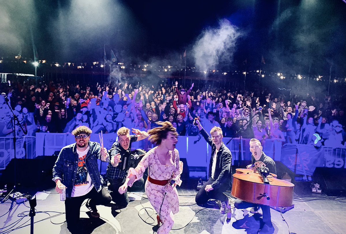 Great fun at <a href="/DevaudenFest/">Devauden Festival</a> last night! 🙏🤘