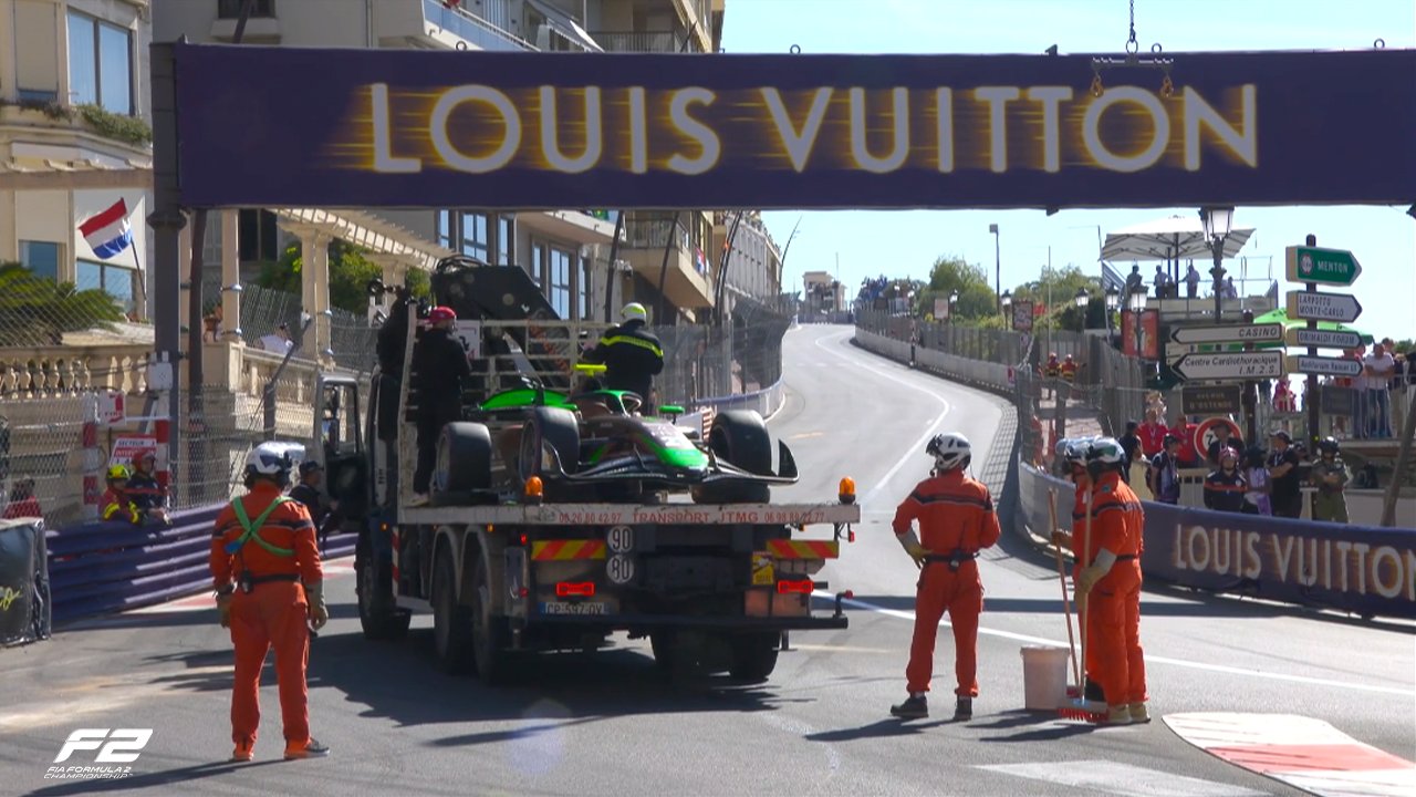 Monaco Formula 2 start mayhem, seven DNFs. Only egos injured!