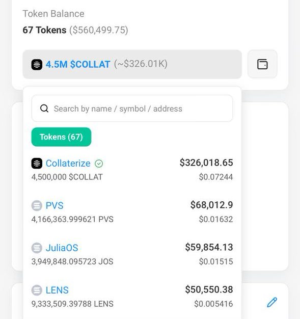 $PVS 🤝 <a href="/intel/">Intel</a> ($87B)

Last few days seen:

- Wintermute bid PVS
- A handful of $COLLAT whales buying — one done a $50K bid in the last 12hrs — Utility bros loving real utility 

Rotation from solana degens to real value investors = higher 📈

<a href="/PVT_Paraverse/">Paraverse</a>