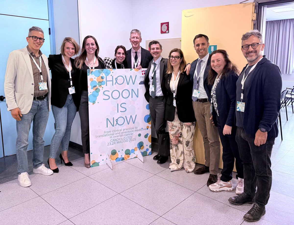 How soon is now? Very. 
Great two-day conference at <a href="/fpoirccs/">Istituto di Candiolo - FPO IRCCS</a> <a href="/IIGMufficiale/">IIGM</a> to embrace the latest advancements in #OvarianCancer research and clinical practice.