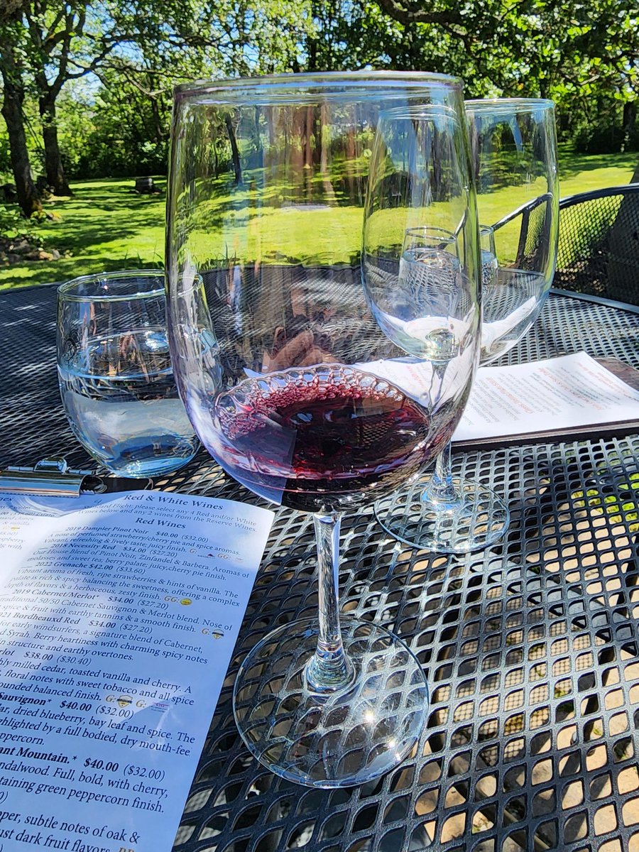 Took a little trip up Mt Hood today and then did a little wine tasting.