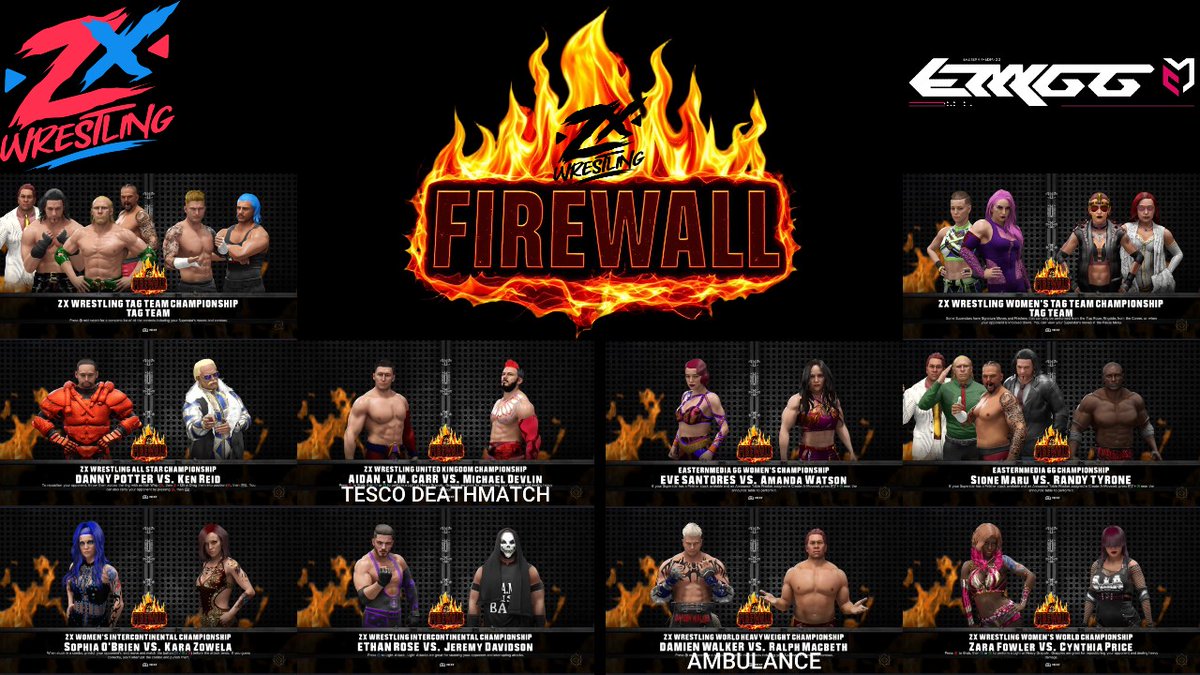 PPV: Firewall 2025
Premieres 25/05/2025 3:00 PM GMT
youtu.be/h07iy_E2tOQ