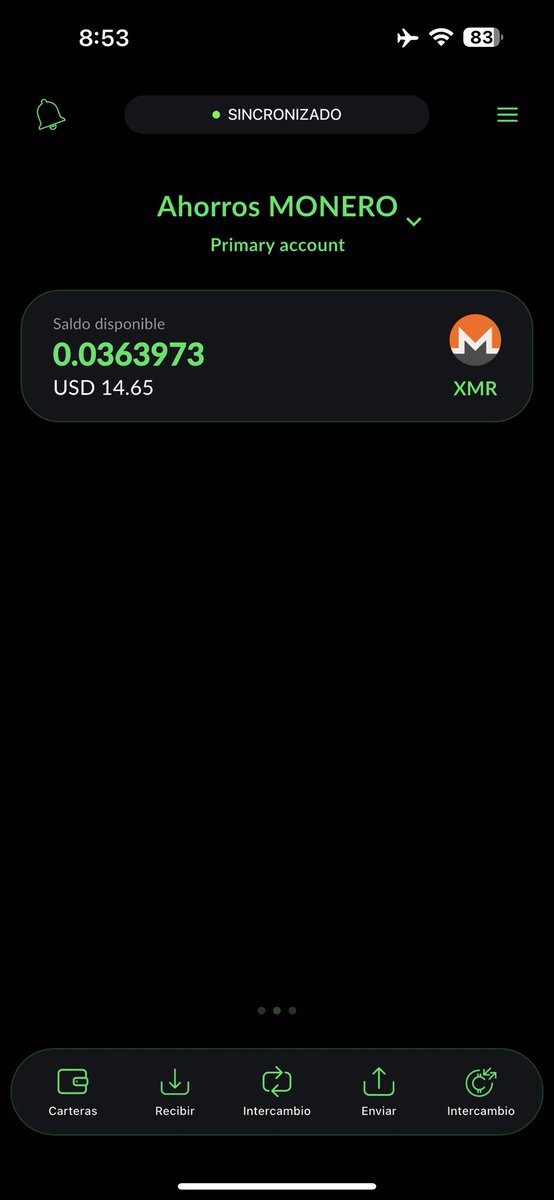 jschamba6's tweet photo. @CrashiusClay69 If i finally i win those $500 im adding that to my $XMR DCA savings and putting the screenshot here 😃 https://t.co/cL3JVia74N