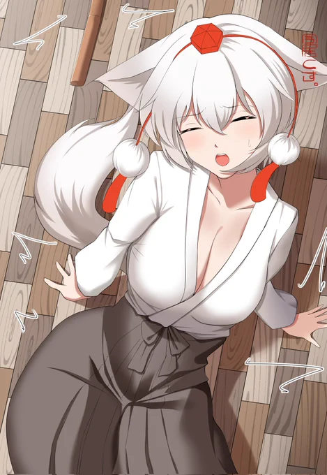 稽古で負ける椛ちゃん 