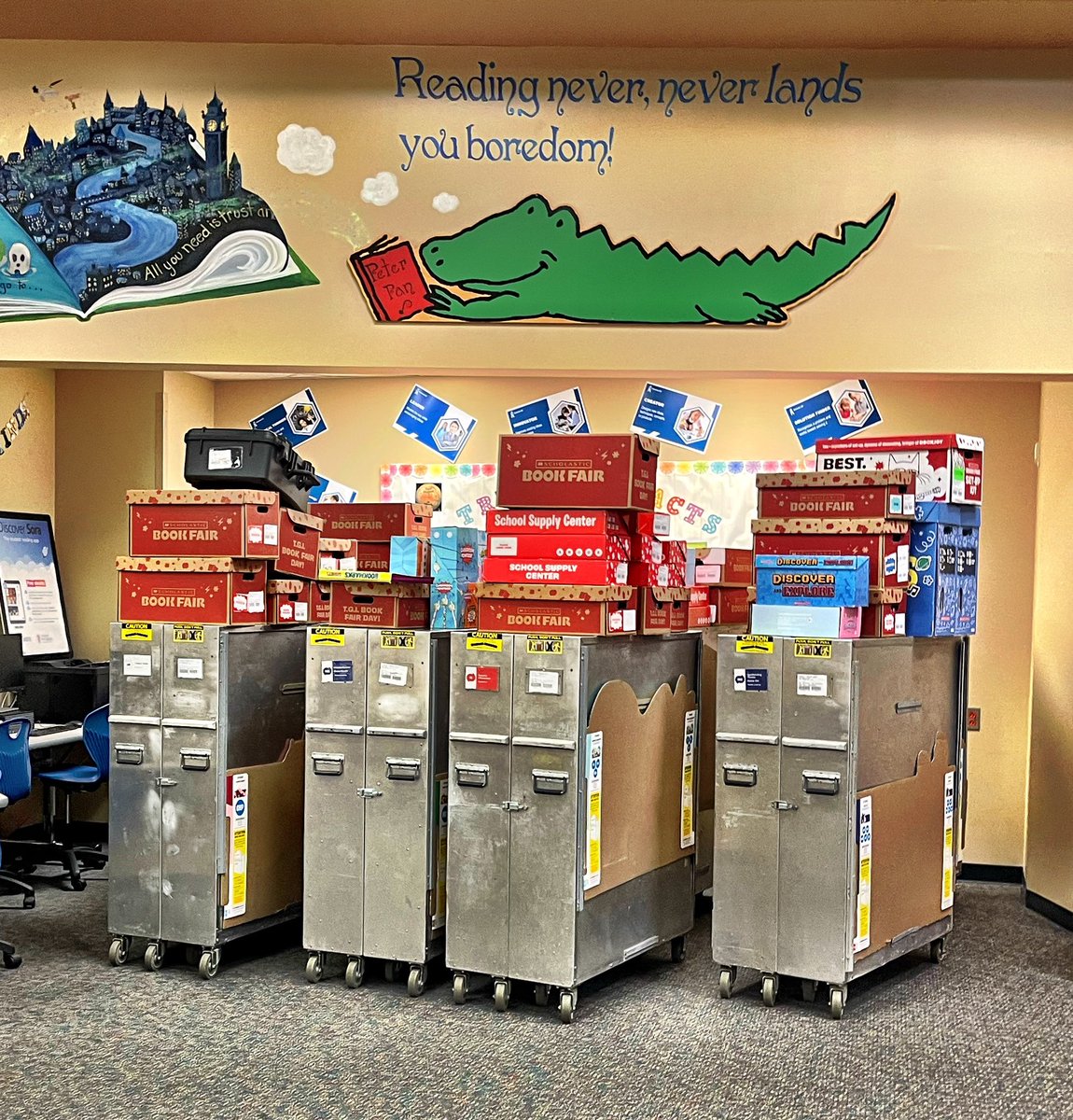 Carnahan Library (@carnahanlibrary) on Twitter photo Once you see this after a book fair it is a sigh of relief. I could not have done this book fair without our wonderful staff and outstanding volunteers. #togetherweshine <a href="/NISDCarnahan/">Carnahan Elementary</a> Once you see this after a book fair it is a sigh of relief. I could not have done this book fair without our wonderful staff and outstanding volunteers. #togetherweshine <a href="/NISDCarnahan/">Carnahan Elementary</a>