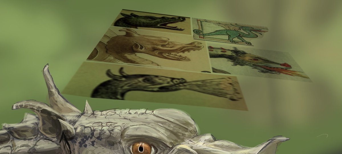 the myth, the legend 
a Classic european dragón I finished  recently, Also the main inspirations