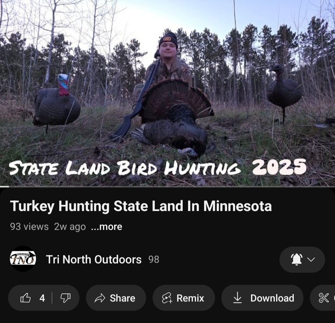 TriNorthoutdoor's tweet photo. The first bird in 8 years for my bro was a pretty great hunt again for this turkey season. If you guys enjoy the photos,feel free to check out the youtube video below.👇🏹🦃   ( https://t.co/rRMPH2abyG ) #trinorthoutdoors #minnesotahunting  #turkeyhunting #minnesotaoutdoors https://t.co/QgODP3N6iN