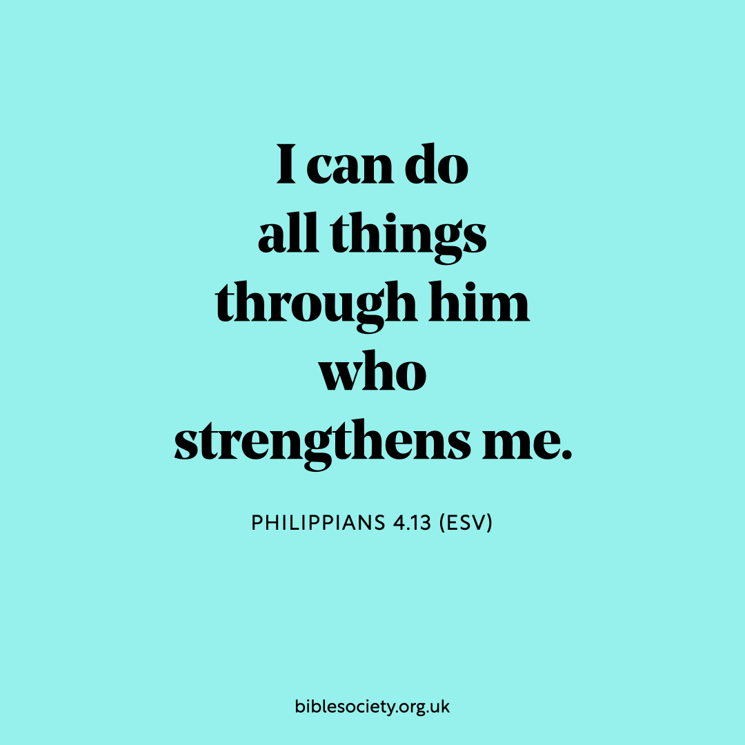 I can do all things through him who strengthens me. 
𝗣𝗵𝗶𝗹𝗶𝗽𝗽𝗶𝗮𝗻𝘀 𝟰.𝟭𝟯 (𝗘𝗦𝗩)