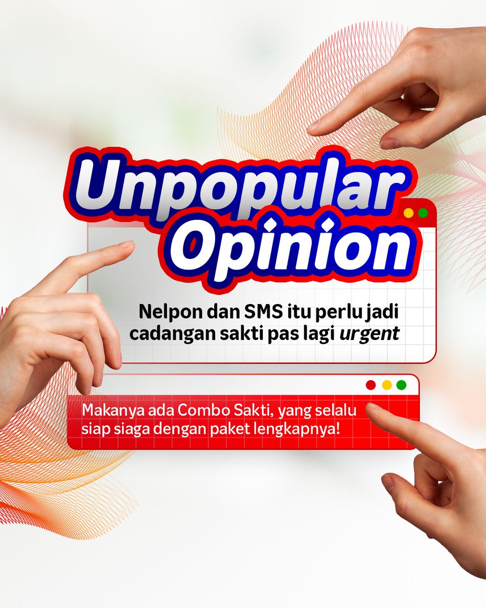 Ada banget yang senengnya teleponan, untung ada Combo Sakti yang kasih paket internet, telepon, dan SMS. Lengkap kan?

Buat aktifinnya bisa langsung klik tsel.id/comsak-shop atau ketik *363# dari HP kamu. Nikmati kuota hingga 133GB seharga mulai dari Rp18.000an.😉

*S&amp;K