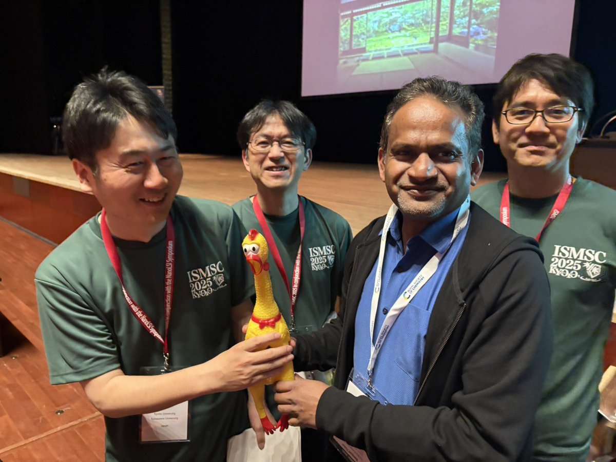 Successfully transferred to the #ismsc2025 organizers!