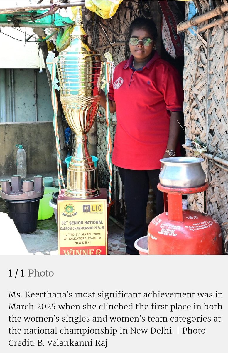 Geetha Srimathi (@geethasrimathi) on Twitter photo Watch this video of carrom champion Keerthana from Washermanpet, her journey into the sport, and the dreams that drive her. Photo & visuals by <a href="/VelankanniRaj6/">Velankanni Raj</a> | Link here: thehindu.com/news/cities/ch…
<a href="/Udhaystalin/">Udhay</a> <a href="/CMOTamilnadu/">CMOTamilNadu</a> Watch this video of carrom champion Keerthana from Washermanpet, her journey into the sport, and the dreams that drive her. Photo & visuals by <a href="/VelankanniRaj6/">Velankanni Raj</a> | Link here: thehindu.com/news/cities/ch…
<a href="/Udhaystalin/">Udhay</a> <a href="/CMOTamilnadu/">CMOTamilNadu</a>