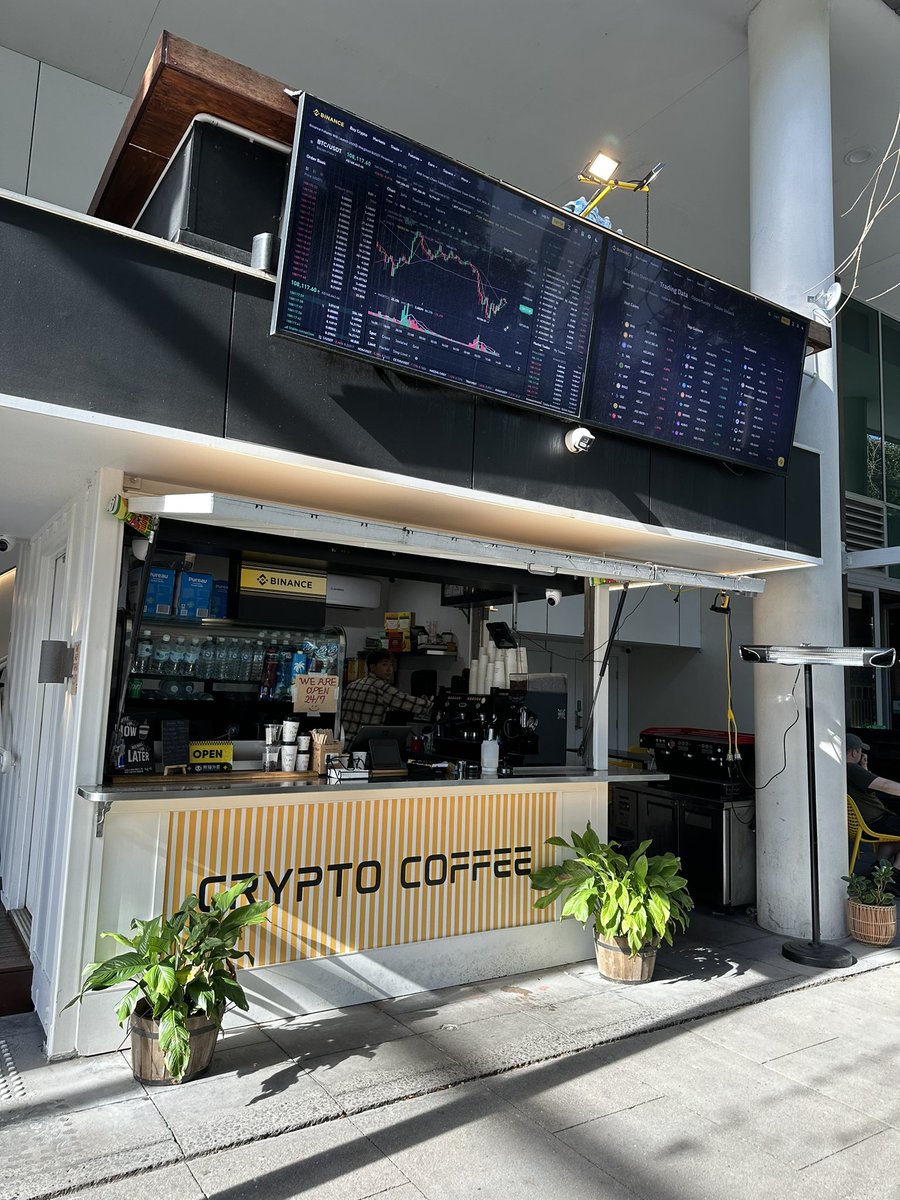Yooo hold up. Back in the big smoke (Brisbane) today! 

Dude this crypto coffee shop that’s open 24/7 is EPIC!!!