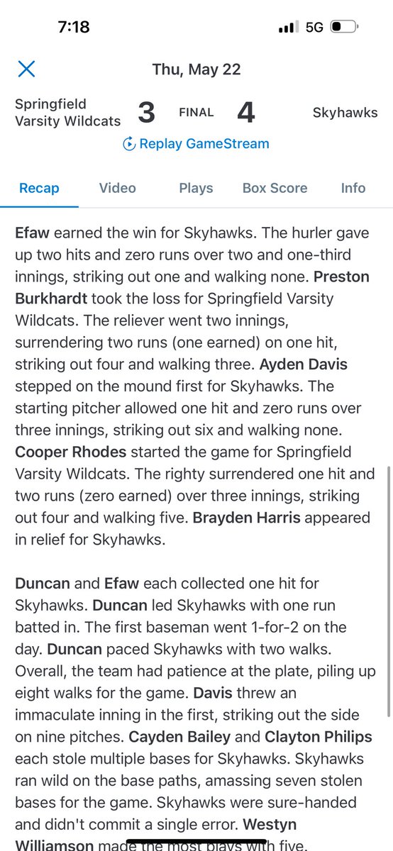 Got the win vs Springfield 💪🏼
