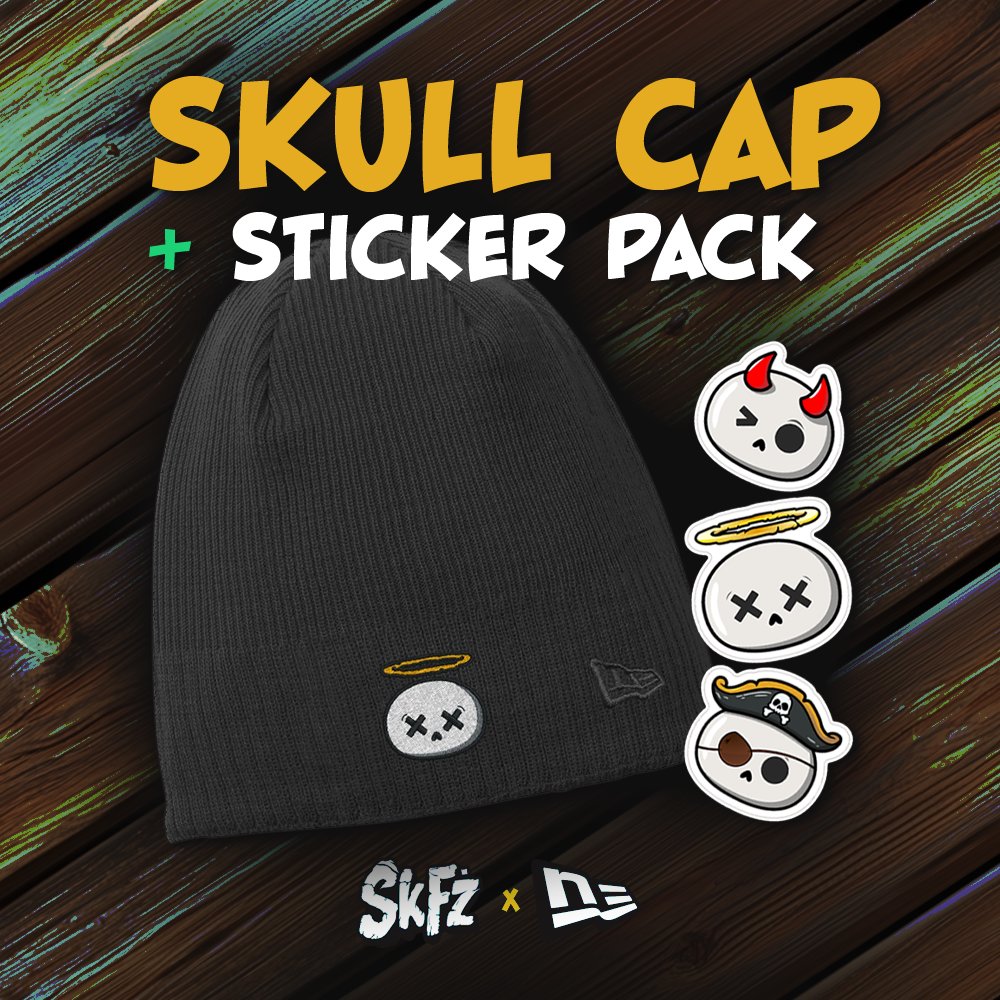 NEW Limited Edition RWA's are now available in THE FORGE on Discord.

Get your SkFz Skull Cap + Die Cut Sticker Pack before they disappear into the Rift.

Cost:
6,666 $MARROW

What's Included:
1x SkFz Skull Cap
3x Devil Horns Stickers
3x Halo Stickers
3x Pirate Hat Stickers

👇
