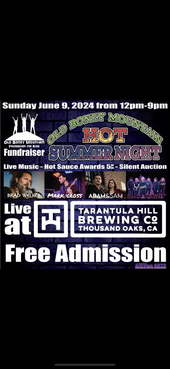 See you all June 8 at Tarantula Hill!