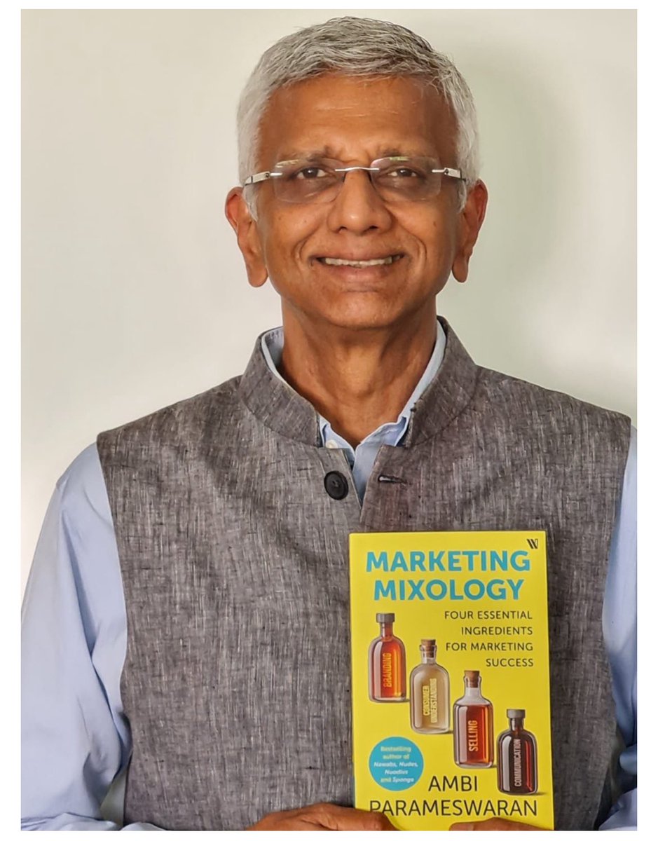WestlandBooks's tweet image. ‘I recommend this book to every marketer, every student of marketing, and anyone who wants to understand what leads to great brand building.’

Here’s a glowing endorsement for branding guru @ambimgp’s Marketing Mixology by Harish Bhat!

Get your copy today.