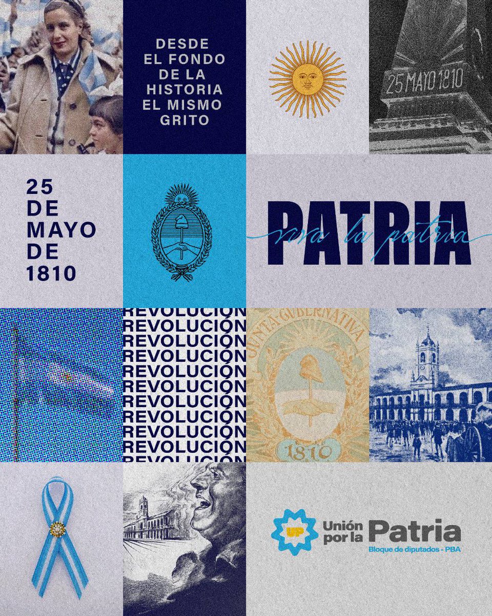 🗓️ 25 de Mayo » Día de la Revolución de Mayo  

¡Viva la patria! 🇦🇷