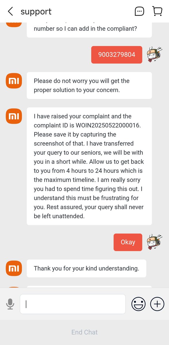 SyedAkmalazim's tweet photo. Saying pls wait. While your service centre has no answer Saying that we have mailed them and yet to receive any reply.  This is horrendous coming from a brand like xiaomi. @C4EAsh @geekyranjit @Tracking_Tech https://t.co/ac3EUDPRwi