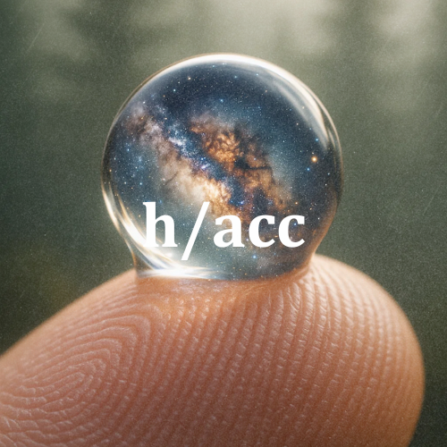 The universe is at your fingerprints if you learn how to accelerate. 

h/acc