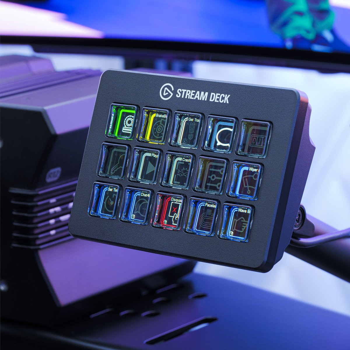 美品　Stream Deck + Elgato Stream Deck MK.2 White（日本語パッケージ）ホワイト エルガト