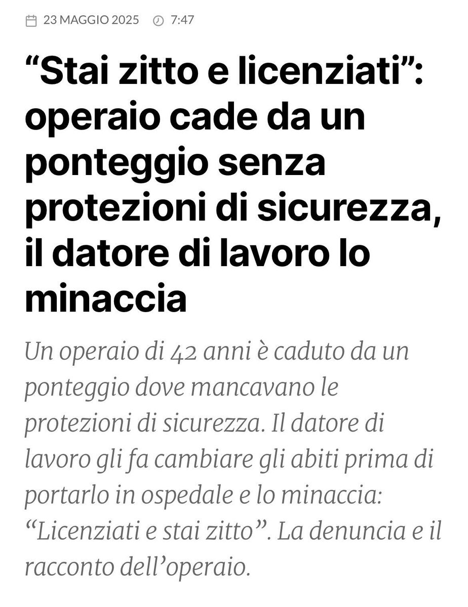 Per tutti quelli che vanno al mare l’8 e il 9 Giugno!
23 Maggio 2025, Italia, 
non terzo mondo!

Andate a votare