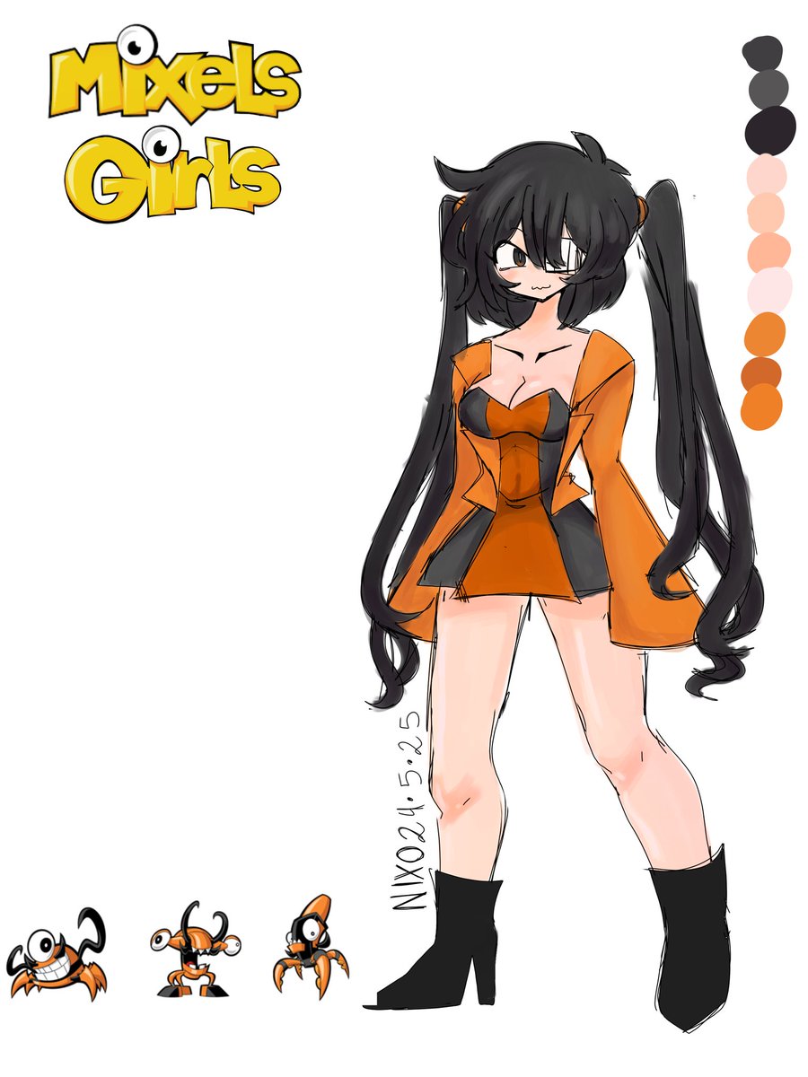 Silly_Robot13's tweet photo. Pensaba en mostrar el diseño de la Mix de los Electroids pero mi hermana no termino aún su diseño por lo que tocará esperar, pero para compensarlo aqui les presento al Mix de los Glorp Corp y de los Flexers.
#MixelsGirls #Mixels #MixelsAU #Skullgirls https://t.co/itvWRTOb9Z