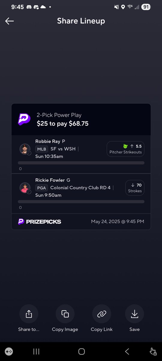 ChalkolatePickz's tweet image. Collab with the homie @feen8111 
prizepicks.onelink.me/gCQS/shareEntr…