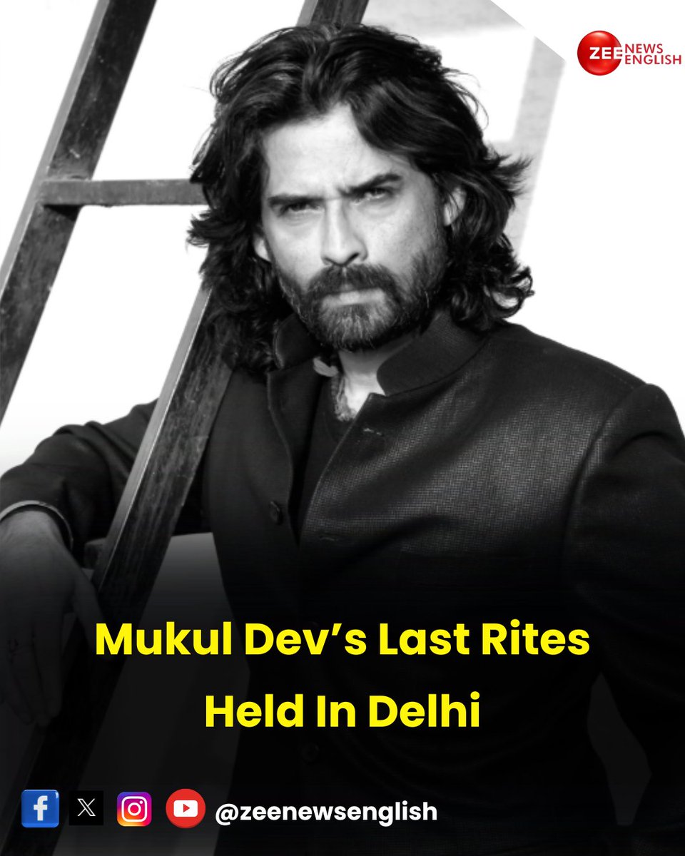 ZeeNewsEnglish's tweet photo. READ MORE: https://t.co/OCITwj8fWp

#MukulDevDeath #MukulDevPassedAway https://t.co/yGOzBXGh2K