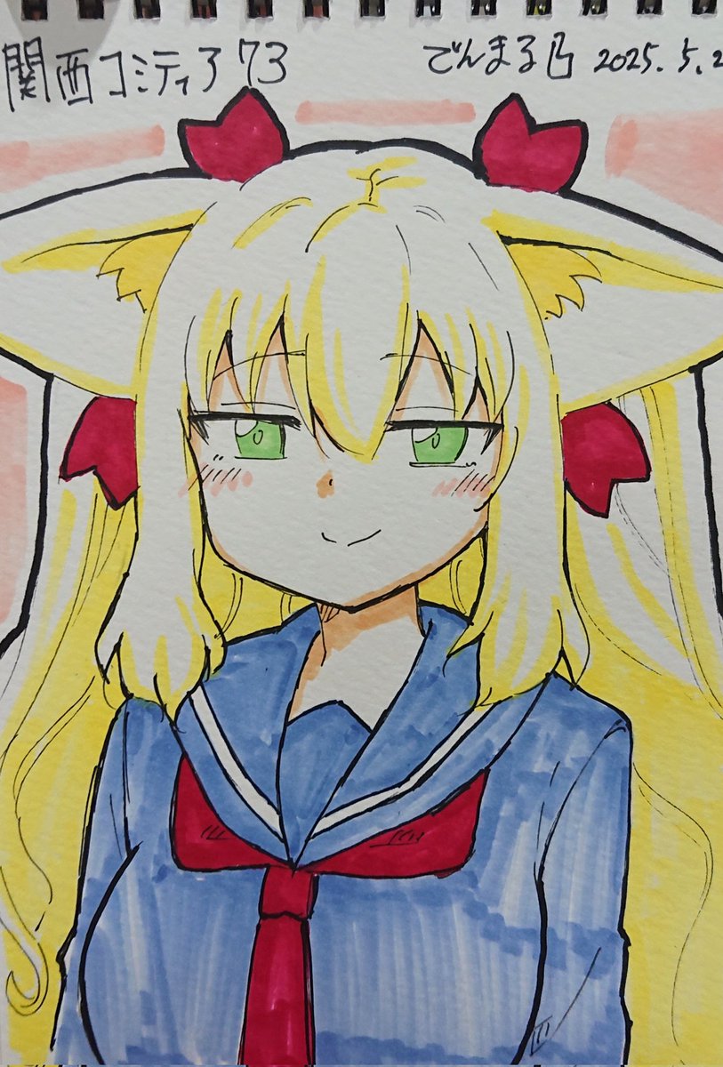 こちらもスケブを描かせていただきました！✏️
ご依頼ありがとうございました！👍