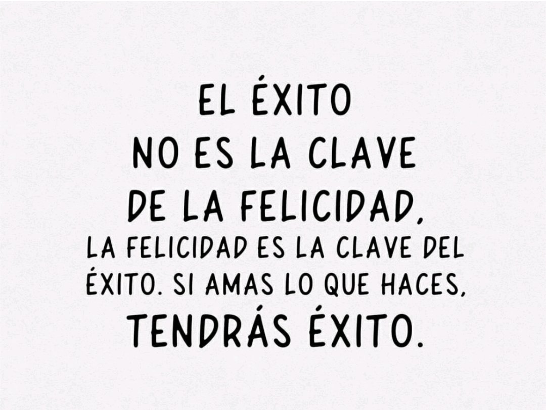 La clave del éxito...
