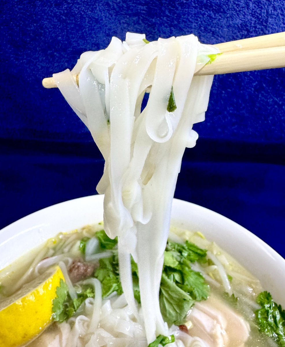 whK1IFQvXLctokN's tweet photo. VIFON Hoang Gia
フォーが好き過ぎて作ってみました。
インスタントはPHO BOで
牛肉が入っていたのですが、
パクチー、鶏肉、にんにくスライスと、
レモンを添えて、
◇PHO GA(鶏肉フォー)にアレンジ。
#VIFON #phoga #ベトナムフォー https://t.co/fqerPOhG4k