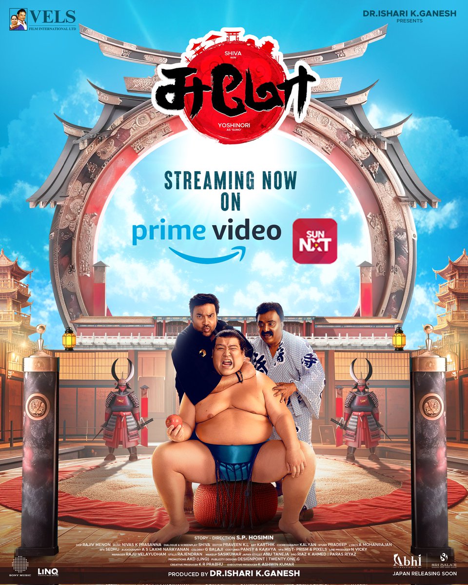 Vels Film International (@velsfilmintl) on Twitter photo Bad day? Boring weekend? 😴 Sumo lifts your mood in minutes! 💪🏻😂
Watch now on <a href="/PrimeVideoIN/">prime video IN</a> & <a href="/sunnxt/">SUN NXT</a> 🎬🍿
▶️ sunnxt.com/tamil-movie-su…
▶️ primevideo.com/detail/0LDSA8Q…
<a href="/IshariKGanesh/">Dr Ishari K Ganesh</a> <a href="/VelsFilmIntl/">Vels Film International</a> <a href="/sphosimin/">S.P. Hosimin</a> <a href="/actorshiva/">Shiva</a> @sumoActor @priyaanand <a href="/DirRajivMenon/">Rajiv Menon</a> @cinemainmygenes <a href="/Ashkum19/">Ashwin Kumar</a> Bad day? Boring weekend? 😴 Sumo lifts your mood in minutes! 💪🏻😂
Watch now on <a href="/PrimeVideoIN/">prime video IN</a> & <a href="/sunnxt/">SUN NXT</a> 🎬🍿
▶️ sunnxt.com/tamil-movie-su…
▶️ primevideo.com/detail/0LDSA8Q…
<a href="/IshariKGanesh/">Dr Ishari K Ganesh</a> <a href="/VelsFilmIntl/">Vels Film International</a> <a href="/sphosimin/">S.P. Hosimin</a> <a href="/actorshiva/">Shiva</a> @sumoActor @priyaanand <a href="/DirRajivMenon/">Rajiv Menon</a> @cinemainmygenes <a href="/Ashkum19/">Ashwin Kumar</a>