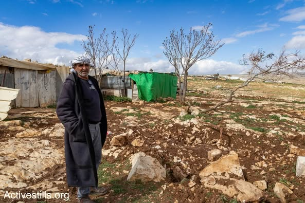 The dispossession of the village of al-Muaghair
2 months ago <a href="/activestills/">Activestills</a> reported:
Mughayer al-Deir remains one of the last Palestinian communities in a vast rural area stretching from the eastern side of Ramallah. After most Palestinian residents of the region were forced out,