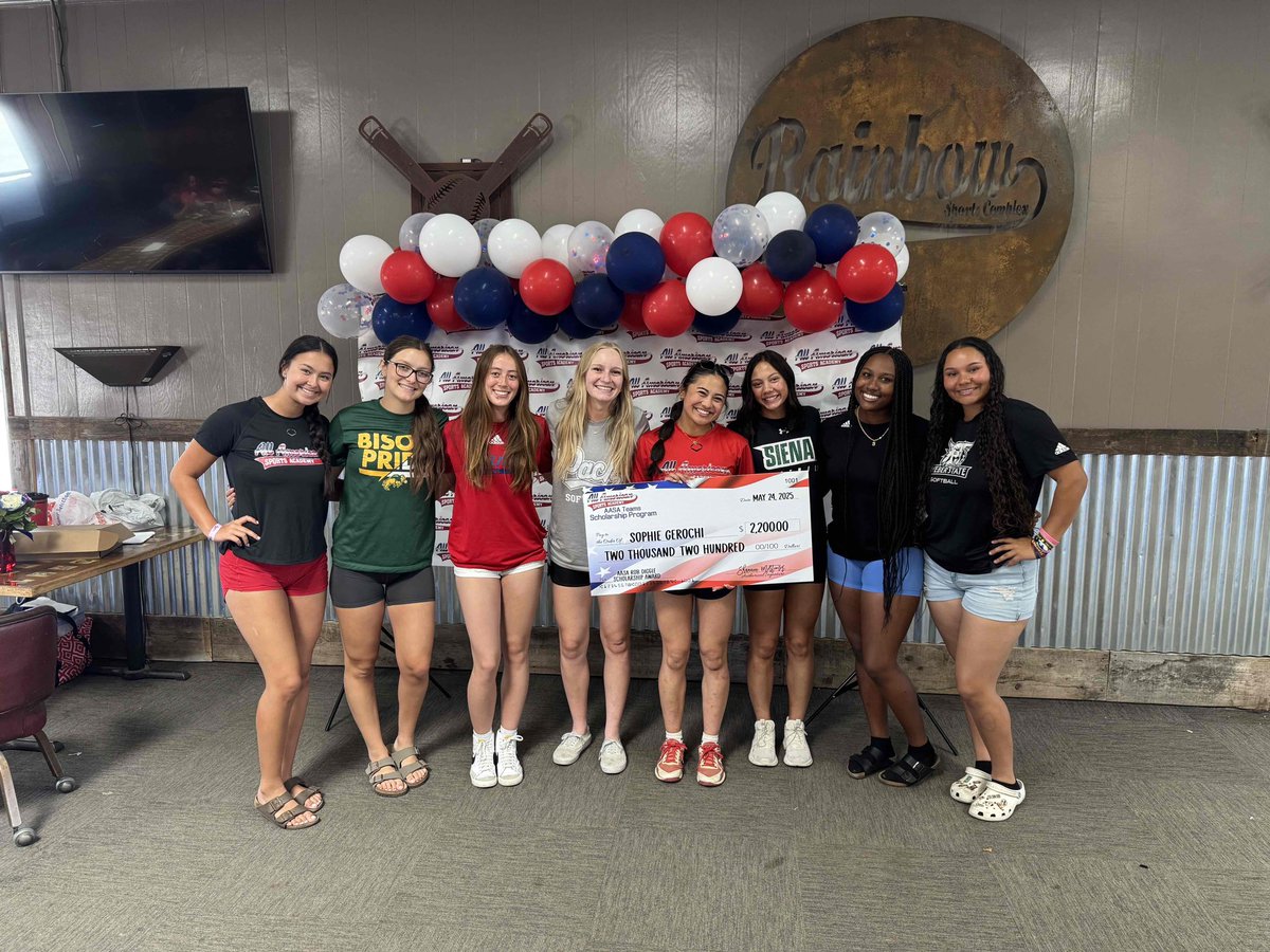 Great day reconnecting with some of my AASA travel ball teammates! ❤️🤍💙 Congrats Soph and Mags! <a href="/aasamortimer/">AASA-Mortimer 18u Gold</a> <a href="/maggiepyke2025/">Maggie Pyke</a> <a href="/SGerochi2025/">Sophie Gerochi</a> <a href="/lmelton2024/">Lauren Melton</a> <a href="/MadisonE2024/">Madison Evers-Lyles 2024</a> <a href="/MikaelaMortimer/">Mikaela Mortimer</a> <a href="/JessicaDLT_2024/">Jessica Delatorre</a> <a href="/apple_m2024/">Apollonia Maldonado</a> <a href="/JasmineWhorley/">jasmine whorley</a>