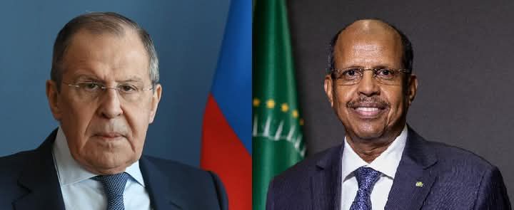 ✉️Russian Foreign Minister Sergey Lavrov congratulated H.E. Mr. Mahmoud Ali Youssouf on the occasion of Africa Day.

🔗Read in full:shorturl.at/gD5xR