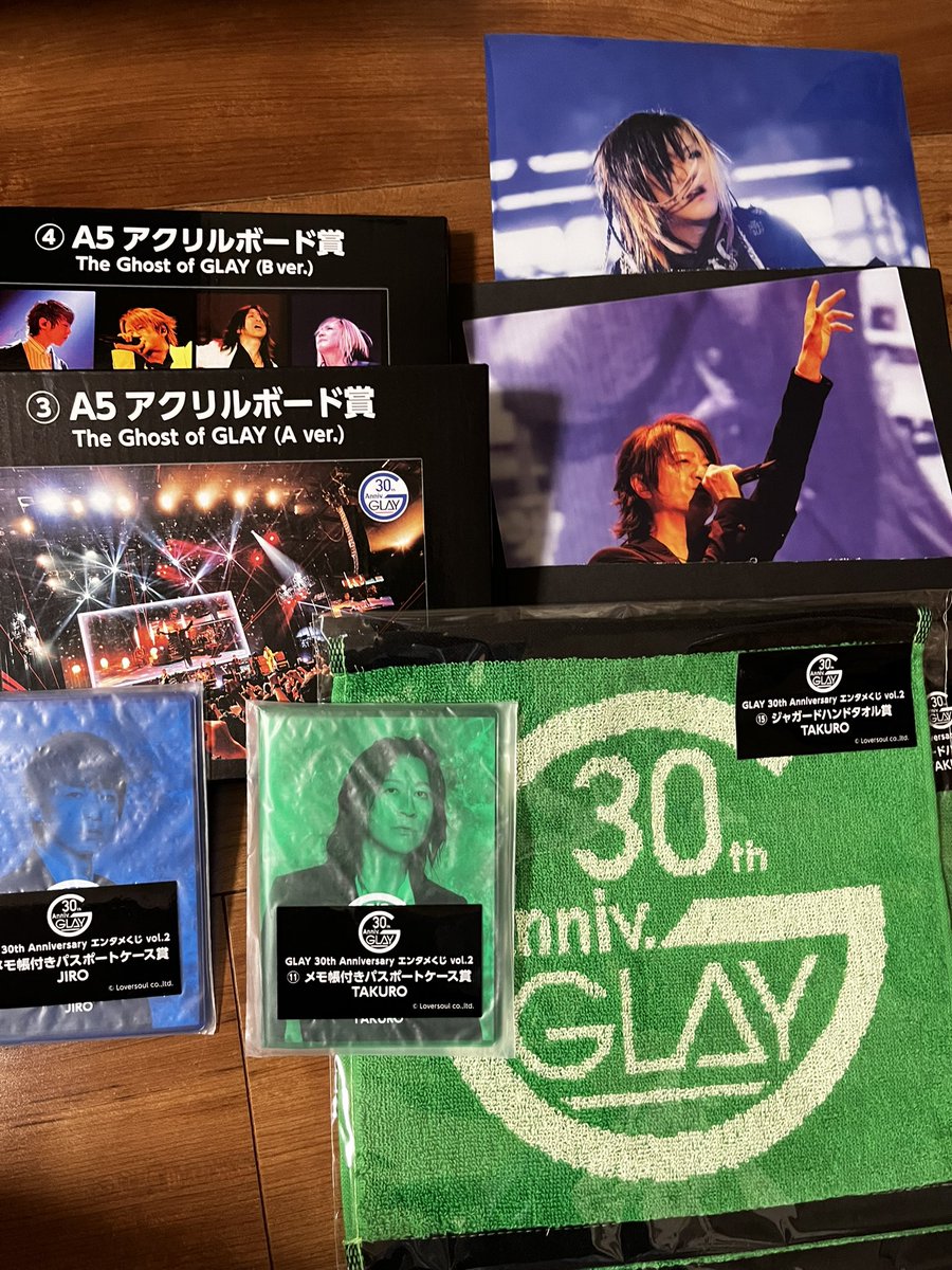 GLAY ローソンエンタメくじ 交換お譲り 【譲】 アクリルボード ③④