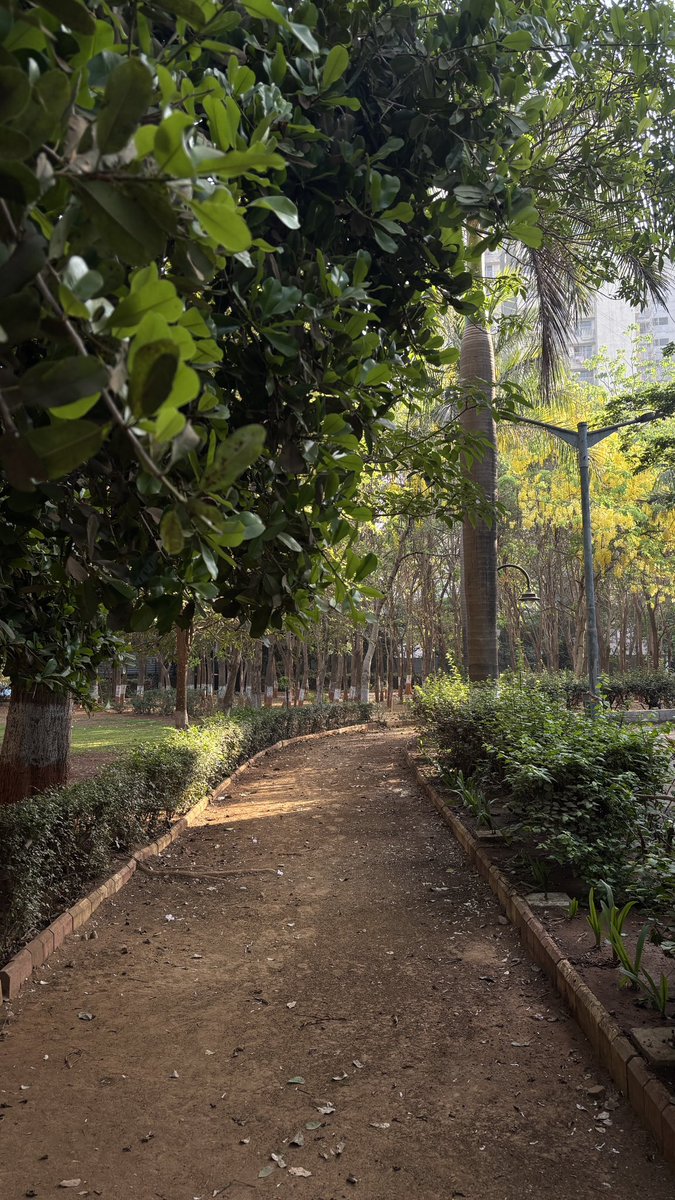 Favourite part of the day is the reactions I get from my friends when I share photos of this park next door in Mumbai. My inner Delhi boy’s cravings for greenery are satisfied.