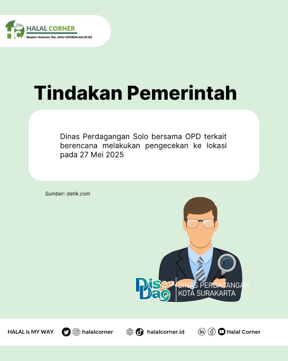 halalcorner's tweet photo. Yang masih hangat diperbincangkan ! 

Fakta Tentang Restoran Ayam Goreng Widuran.

Informasi lengkap dan terbaru https://t.co/JPjBGcpKiL