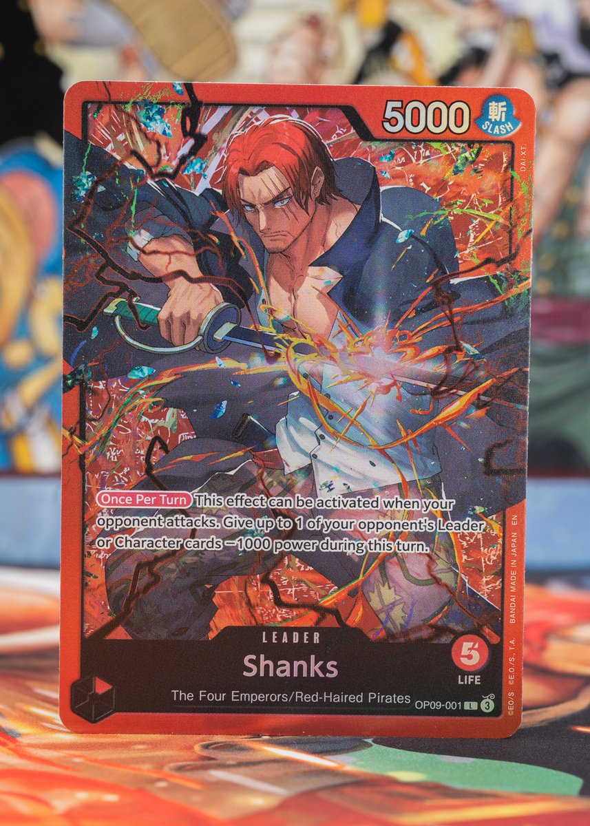 First Look: OPCG RED Shanks Starter Deck [ST-23] 
Just getting into the One Piece Card Game? If Shanks or Red cards are your style, the [ST-23] RED Shanks Starter Deck might be the perfect entry point. Take a peek at the box art and the featured Leader card this deck’s got