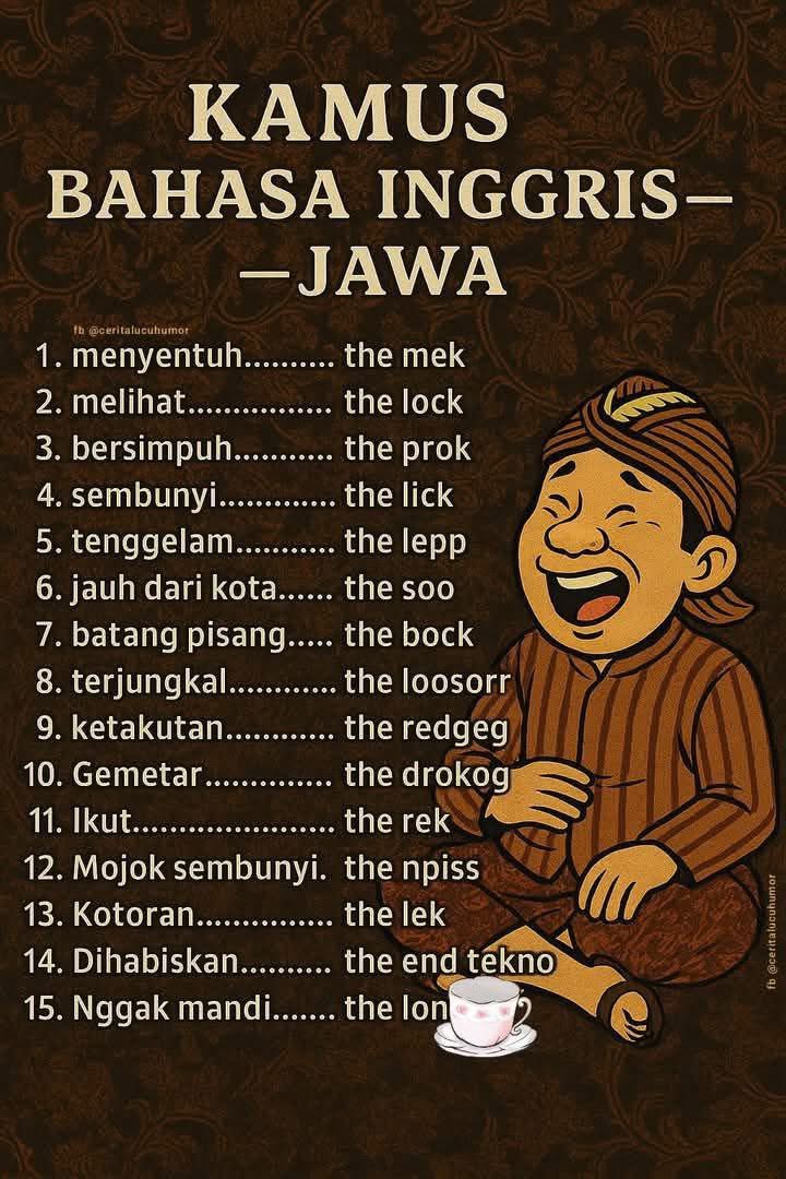 Ojo spaneng minggu2.. stel kendo